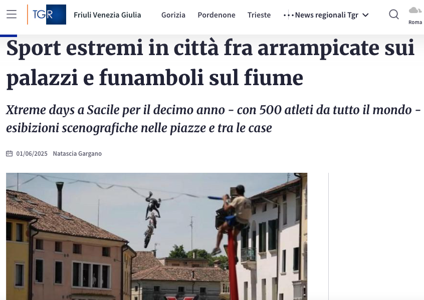 Sport estremi in città fra arrampicate sui palazzi e funamboli sul fiume